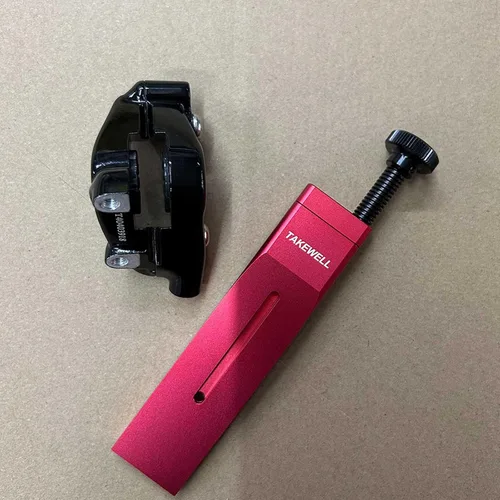 Vista 4 de Herramienta de prensa de pistón para pinza de freno SRAM, herramienta de llave de pistón de pinza de freno de disco hidráulico de bicicleta