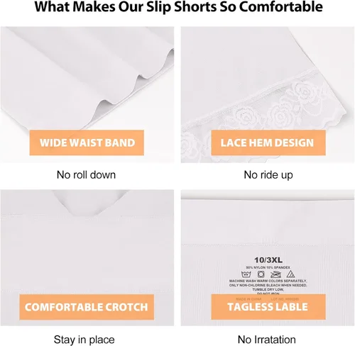 Vista 4 de Pantalones cortos para mujer, ropa interior cómoda y suave sin costuras para yoga