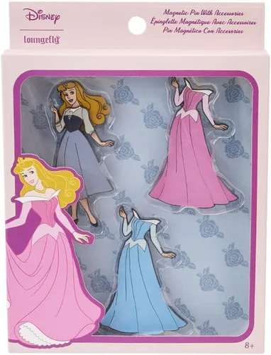 Vista 2 de Loungefly Disney Princess Aurora - Juego de pines magnéticos