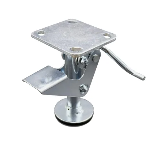 Vista 16 de Service Caster Cerradura de piso de doble pedal de 4 pulgadas con placa superior - Marca Service Caster