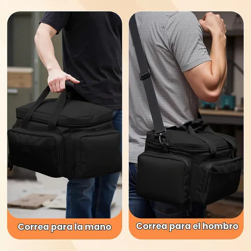 Vista 6 de VJI - Bolsa de herramientas resistente de 18 pulgadas con correa ajustable
