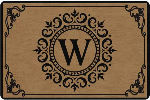Vista 9 de Felpudo de bienvenida personalizado con texto, tapetes personalizados para puerta delantera, tapete de puerta de bienvenida vintage personalizado