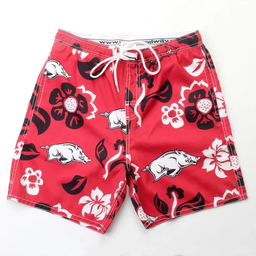 Vista 31 de Wes and Willy NCAA Traje de baño floral para hombre