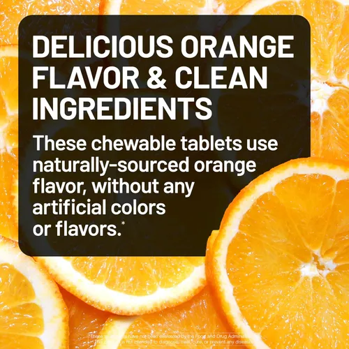 Vista 4 de NatureWise Vitamina C masticable extra fuerte 1000 mg para adultos, sabor natural a naranja, sistema inmunológico y apoyo antioxidante, sin OMG