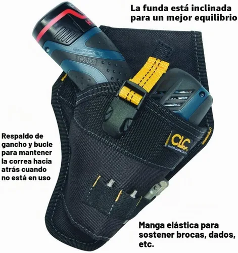 Vista 2 de Custom Leathercraft CLC 5021 Impact Driver Holster,Black