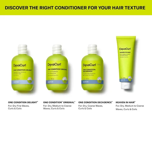 Vista 6 de DevaCurl One Condition Decadence Ultra Rich Cream Conditioner Combate los enredos Controla el encrespamiento Mantiene el brillo