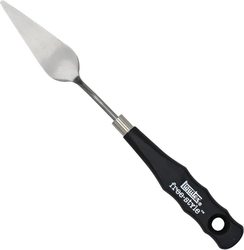 Vista 39 de Liquitex Cuchillo de pintura pequeño profesional Freestyle, n.º 1, plata/negro