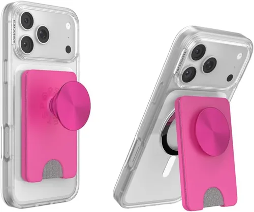 Vista 21 de Cartera para teléfono PopSockets con patada expandible, tarjetero para teléfono - Negro