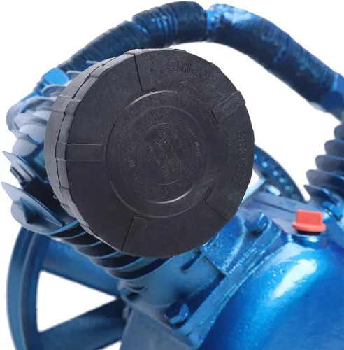 Vista 7 de Motor de bomba de compresor de aire estilo V de doble pistón 5.5HP de hierro fundido de 2 etapas y 2 cilindros, 21 CFM 175 PSI