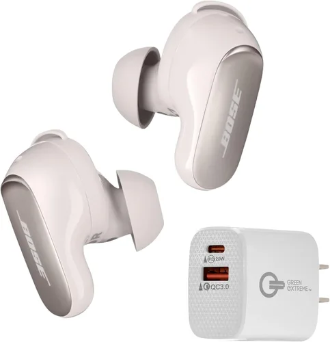 Vista 7 de Bose QuietComfort - Auriculares Bluetooth Ultra, auriculares inalámbricos, graves profundos, hasta 6 horas de tiempo de reproducción y paquete