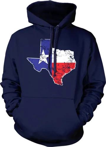 Vista 3 de Tcombo Texas State Flag Map - Sudadera unisex con capucha