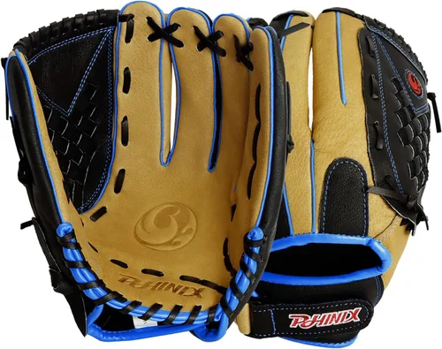 Vista 7 de PHINIX Guantes de béisbol y sóftbol de piel de cerdo de 12 1/2 pulgadas