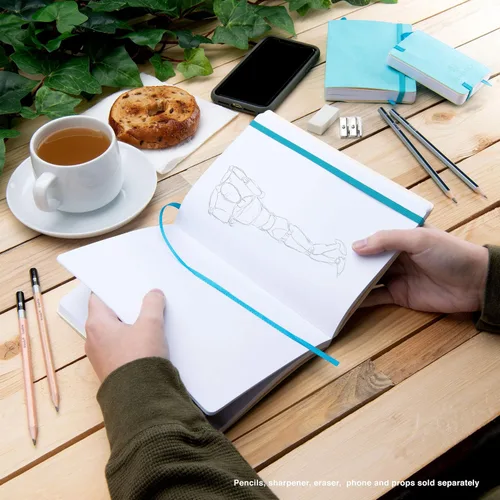 Vista 6 de Cuaderno de bocetos Travelers Dot Grid Pentalic Art, libre de ácidos