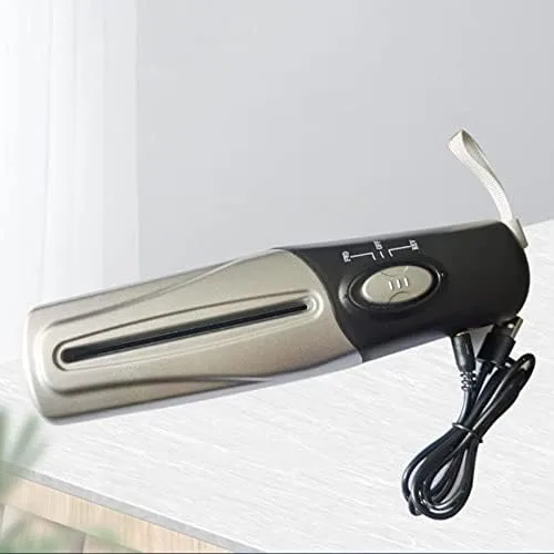 Vista 5 de Mini trituradora eléctrica USB, trituradora automática de documentos, cortador de tira, papelería de oficina, control de un toque para el hogar