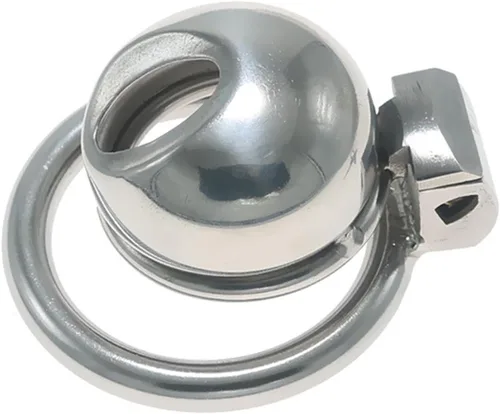 Vista 9 de Jaula de acero inoxidable para hombre con bloqueo de pene con cerradura de metal castidad dispositivo de castidad masculina jaula de polla juguetes