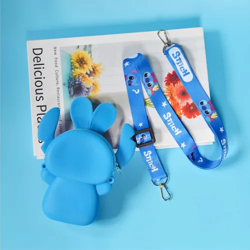 Vista 2 de Kawaii Crossbody Handbag with Adjustable Shoulder Strap, Zipper Cute Mini Anime Coin Wallet