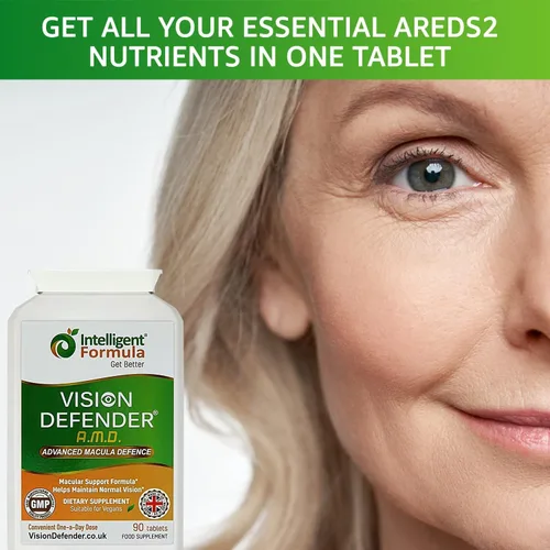 Vista 8 de Vision Defender AMD AREDS2 Vitaminas para los ojos – Fórmula AREDS 2 exacta con luteína y zeaxantina, vitaminas C y E, zinc 25 mg y cobre
