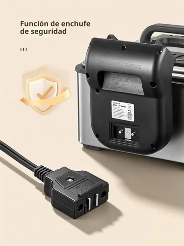 Vista 9 de Reemix Freidora eléctrica de 4.5L con 3 cestas de acero inoxidable