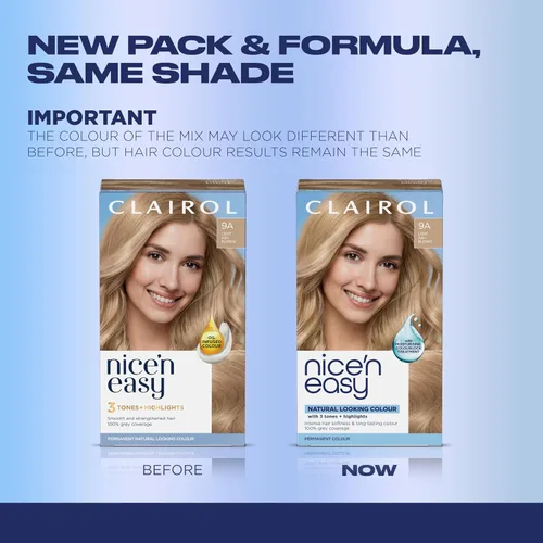 Vista 92 de Clairol Nice'n Easy - Tinte permanente para el cabello, color castaño medio 5, paquete de 3 unidades 5 Marrón medio