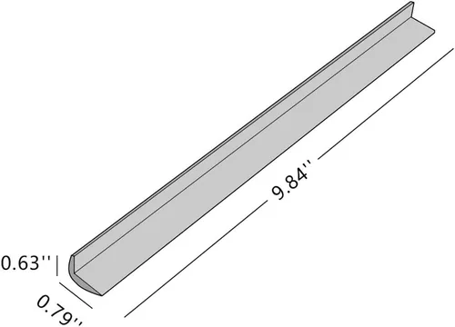 Vista 2 de Miracle - Borde protector de silicona para muebles con cinta 3M en ambos lados. Protector de esquinas, seguridad para bebés, Protector de borde