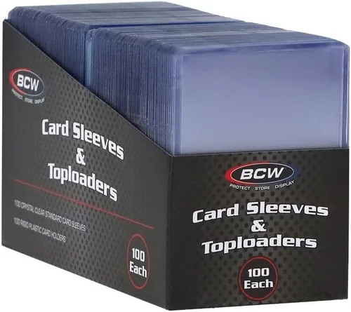 Vista 6 de BCW Combo de fundas para tarjetas y cargadores superiores, estándar de 20