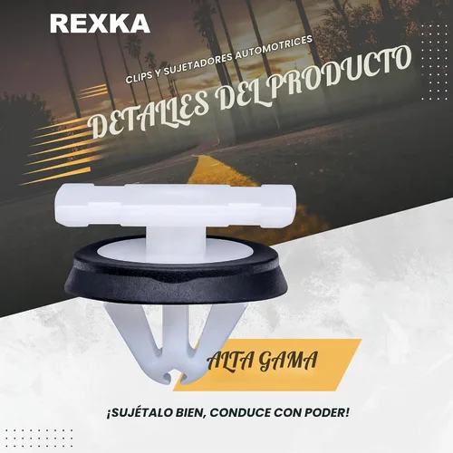 Vista 3 de Rexka Clip de moldeo para panel basculante, 10 piezas, clip de retención de panel de repuesto para GM Chevrolet Equinox Cruze Buick GMC Impala Sonic
