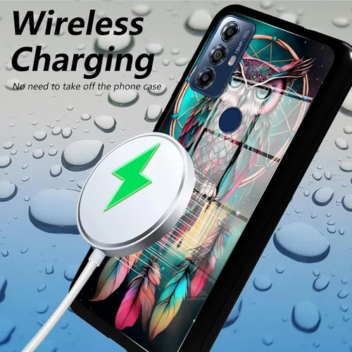 Vista 51 de Funda para Motorola Moto G Stylus 5G 2021 de vidrio templado, funda negra con diseño de mujer negra africana para mujeres y hombres, antiarañazos, a