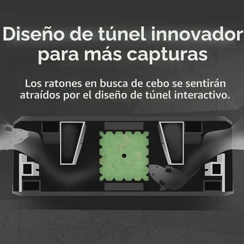 Vista 10 de Victor Fast-Kill Brand - Estación de cebo de veneno recargable para ratón, 20 cebos, diseño de doble entrada, M923