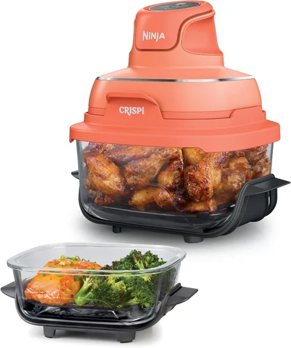 Vista 20 de Ninja Freidora de aire de vidrio Crispi, 4 en 1, gris, FN101GY