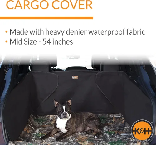 Vista 2 de K&H Pet Products Cubierta de carga económica Realtree Edge Camo 54 pulgadas de vehículo estándar/mediano Realtree Edge Camuflaje