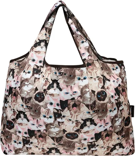 Vista 3 de allydrew Bolsas de compras reutilizables de nylon grandes ecológicas (juego de 3)
