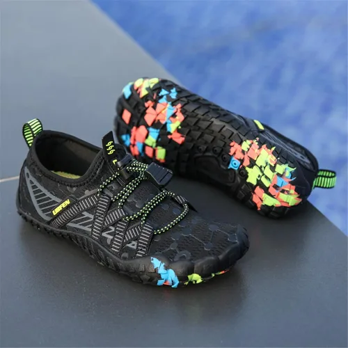 Vista 8 de UBFEN - Zapatos para el agua para niños y niñas, acuáticos y livianos, de secado rápido para ir a la playa, practicar deportes y natación, es como