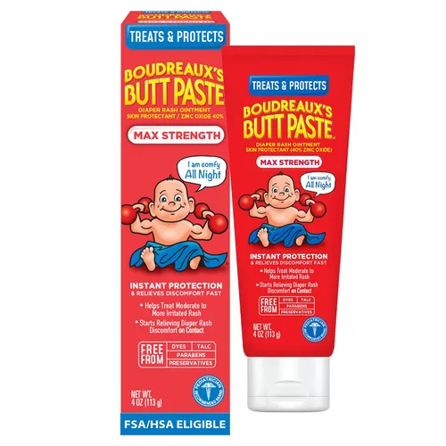 Vista 9 de Ungüento Boudreaux para dermatitis de pañal, máxima fuerza, 2 onzas, SFS ONLY, 1, 1