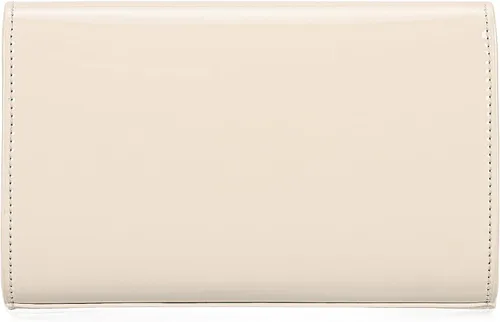 Vista 3 de DEXMAY - Bolso de mano de noche para mujer, de charol sintético, plegable, bolso formal