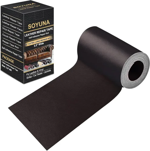 Vista 41 de Parche de reparación de cuero autoadhesivo para muebles, cinta de reparación de cuero para sofá, asiento de automóvil, silla, muebles, kit de Grano