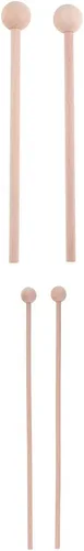 Vista 7 de 1 Pair Wood Mallets Percussion Chime, Xylophone, Wood Block, Glockenspiel Accessory, 22cm 8.66inch