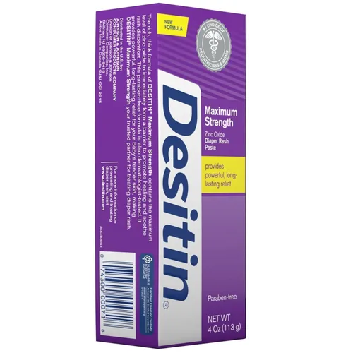 Vista 8 de Pasta para sarpullido de pañal Desitin Maximum Strength, 4 onzas, 6