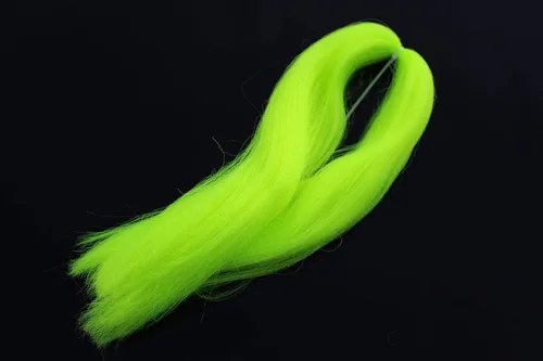 Vista 2 de Tigofly 16 Colores Fibra Sintética Grande Hank Super Pelo Mosca Atado Bucktail Jig Señuelo Hacer Materiales 8 colores claros