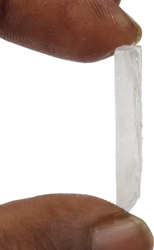 Vista 3 de Gemhub - Cristal curativo de cuarzo blanco natural de 23 quilates translúcido para lapidario, cabbing