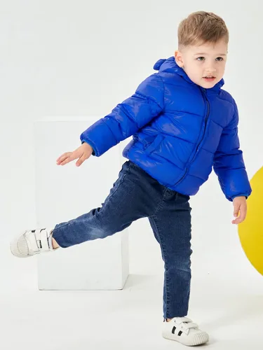 Vista 5 de ARTMINE Abrigos de invierno con capucha para bebés, niños y niñas, 12M - 5Y
