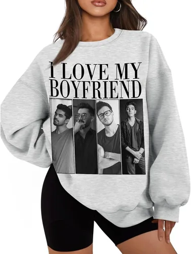 Vista 35 de Sudaderas con capucha personalizadas diseñan el tuyo propio, retrato de camisa de la foto, regalos personalizados para el día de San Valentín