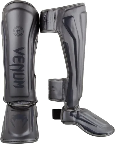 Vista 9 de Venum Espinilleras Elite Standup Blanco/Dorado