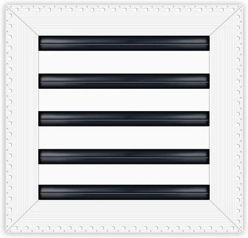 Vista 11 de BUILDMART - Cubierta de ventilación de CA moderna de 10x10 - Ventilación de aire decorativa de aluminio blanco - Difusor de ranura lineal estándar