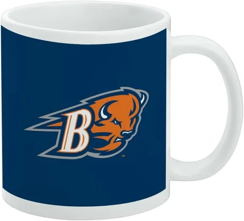 Vista 114 de Taza de cerámica con el logotipo principal de la Universidad Rider, taza de regalo novedosa para café, té y bebidas calientes, 11oz, blanca