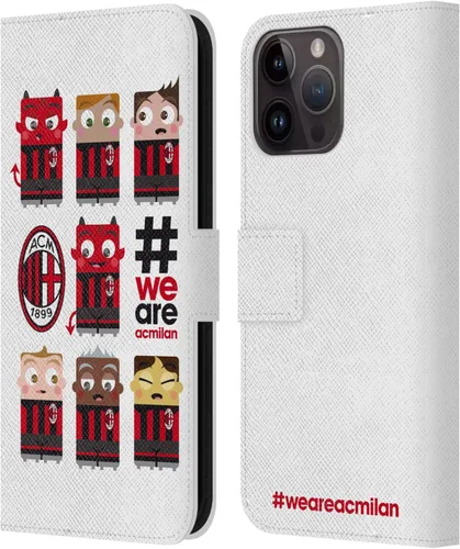 Vista 64 de Head Case Designs Officially Licensed AC Milan Dream Big Children Leather Wallet Case Compatible with Apple iPhone 11