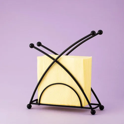 Vista 5 de Servilleteros de acero inoxidable para mesas - Servilleteros para cocina, servilleteros de mesa, servilleteros de cóctel, moderno servilletero