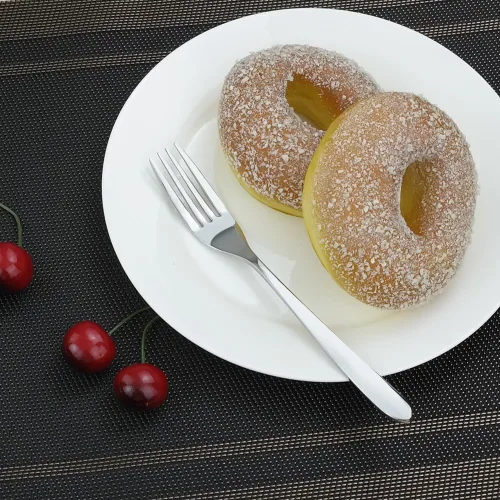 Vista 9 de Kekow Tenedores de postre de 12 piezas, acero inoxidable, 7 pulgadas