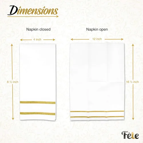 Vista 3 de Toallas de mano de papel para baño, toallas de invitados con sensación de lino, cena formal, aniversario, servilletas para mesas, habitaciones