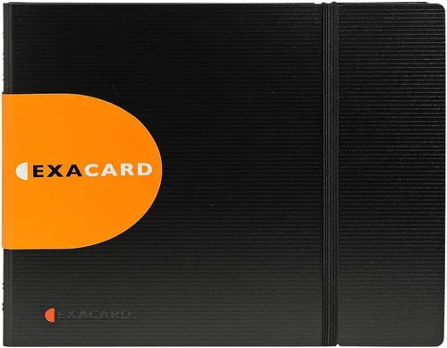 Vista 6 de Exacompta - Ref 75034E - Exactive - Tarjetero Exacard - Tamaño de 7.9 x 5.7 in, capacidad para hasta 120 tarjetas, 20 hojas, adecuado para tarjetas