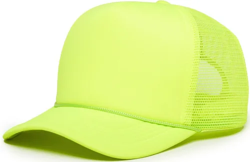 Vista 49 de Funky Junque Sombrero de camionero ligero Snapback de espuma de malla en Negro/Negro